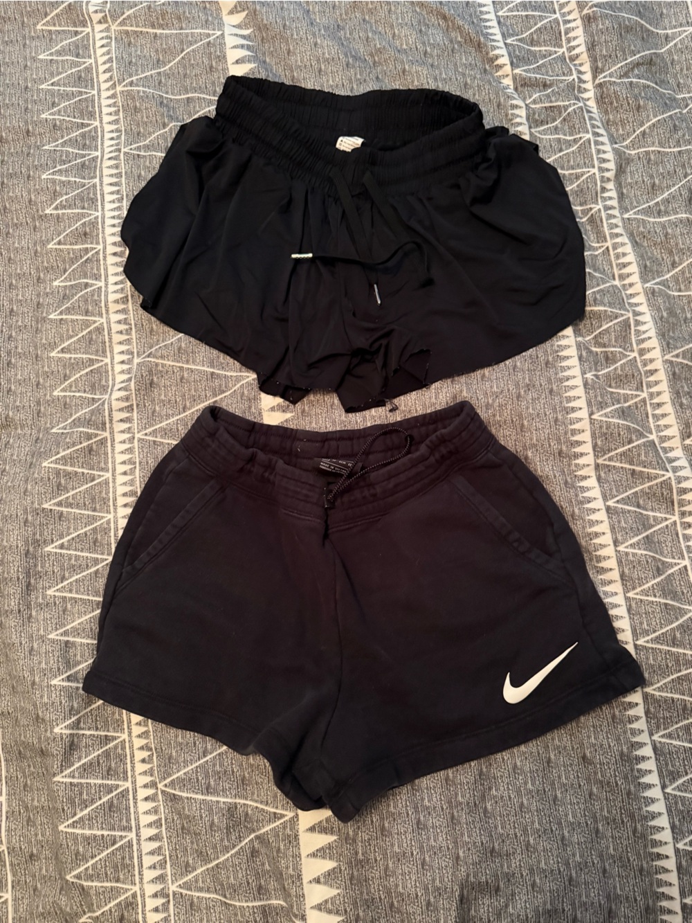 XS short set- one is off brand the other is Nike